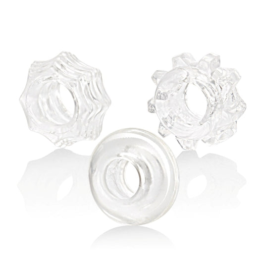 CalExotics Reversible Ring Set, Clear