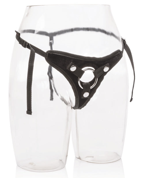 CalExotics The Princess Reinforced O-Ring Strap-On Harness with Adjustable T-Back Design, Black