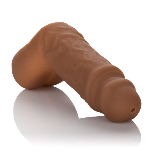 CalExotics Packer Gear STP Packer – Realistic Prosthetic Stand To Pee Strap On Sex - Trans Transitioning FTM Adult Female To Male - Brown
