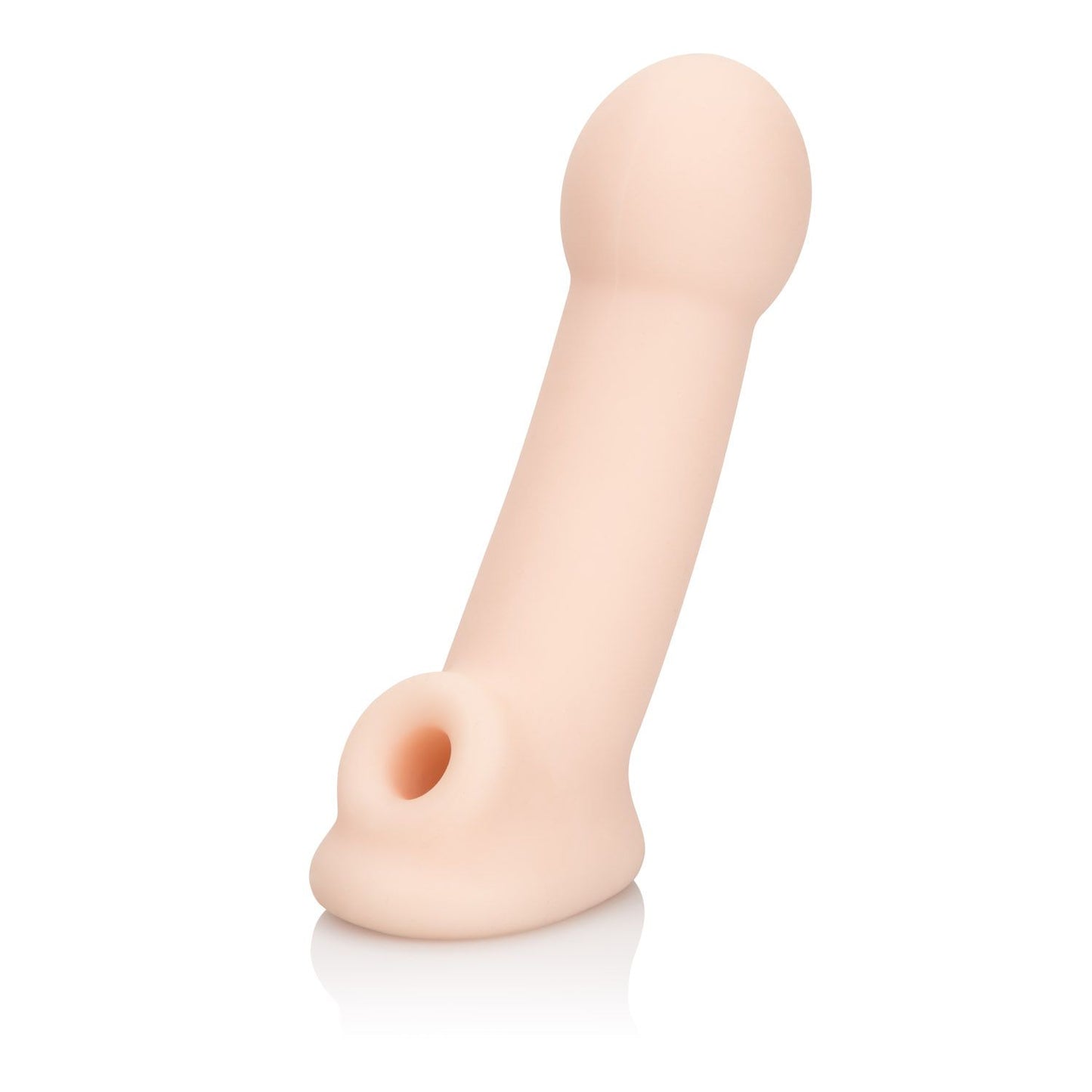 CalExotics Ultimate Extender – Male Extension Penis Girth Enhancement Sleeve with Support Ring – Sex Toys for Men and Couples - Ivory