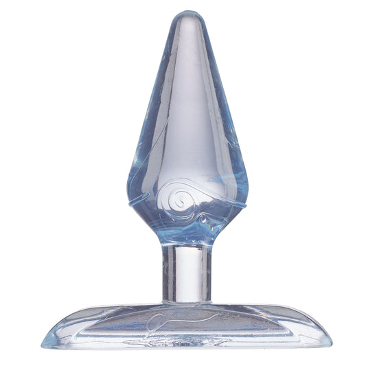 Cloud 9 Novelties Mini Butt Plug with Graduated Design for Comfort, Blue, Starter Size, 0.05 Pound