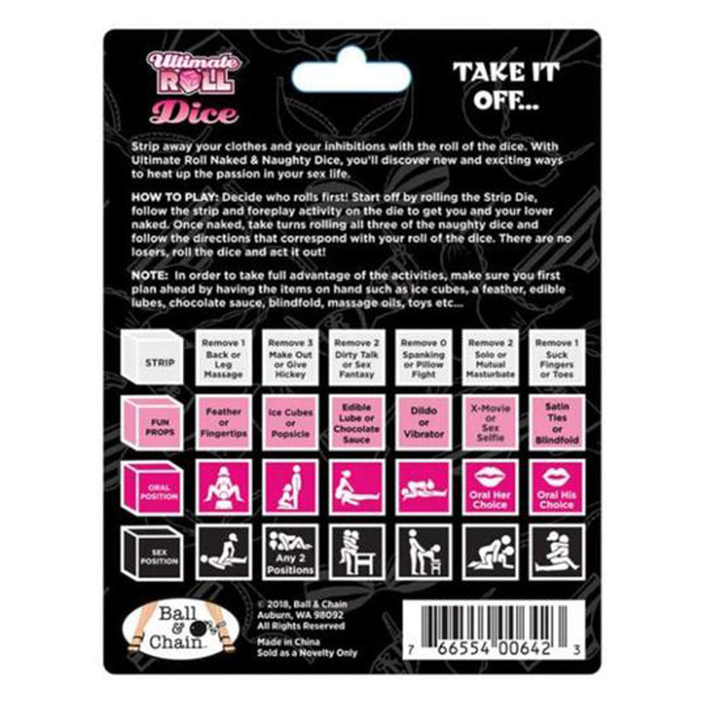 Naked & Naughty Dice