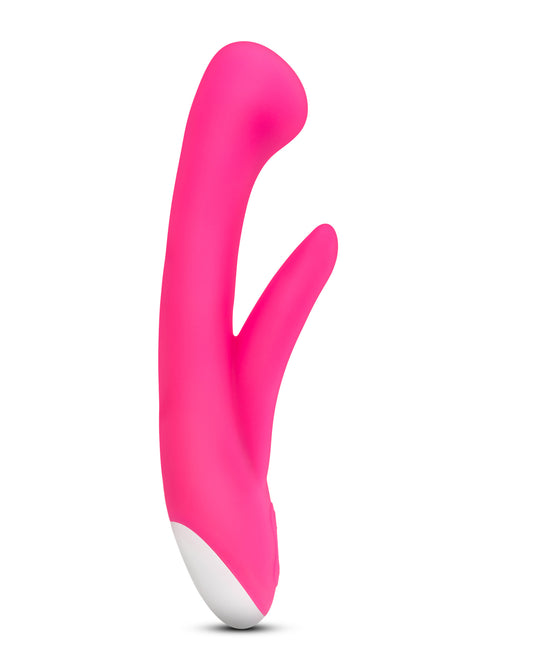 Blush Hop Cottontail - Pleasure Massager for Women - Wireless Silicone Rabbit Vibrator Dildo - Personal Adult Sex Toy - Female and Couples Sexual Wellness - Vibrating Shaft - Waterproof - Hot Pink