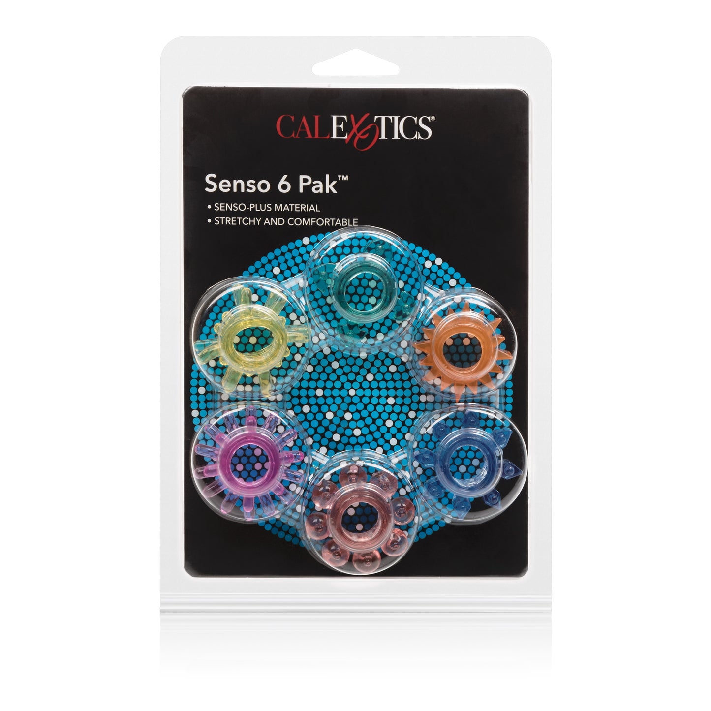 CalExotics Senso 6 Pak Cock Rings