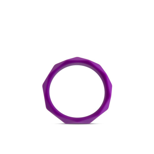 Blush Wellness 1.75" Geometric C Ring for Men - Puria Platinum Silicone Cock Ring - UltraSilk Smooth Penis Ring for Stamina Girth & Stronger Erections Enhancer Adult Sex Toy for Male Extended Pleasure