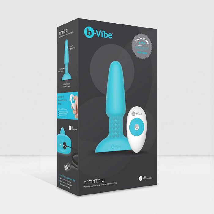 B VIBE RIMMING PLUG 2 TEAL (NET)