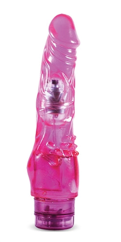 Blush B Yours Vibe #4 Realistic 8" Vibrating Dildo for Women, Powerful Multi Speed Waterproof Flexible Real Feel Vibrator Adult Sex Toy for Clitoral, Anal & Vagina Play Body Safe Stimulator - Purple