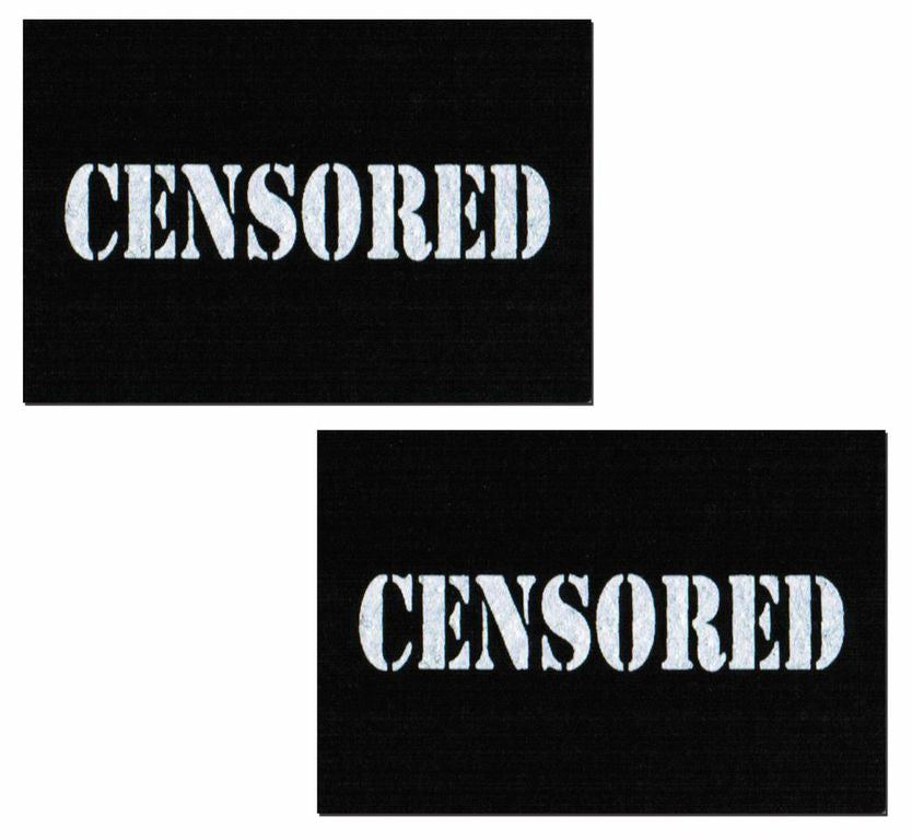 Pastease Pastease Black Censor Bars