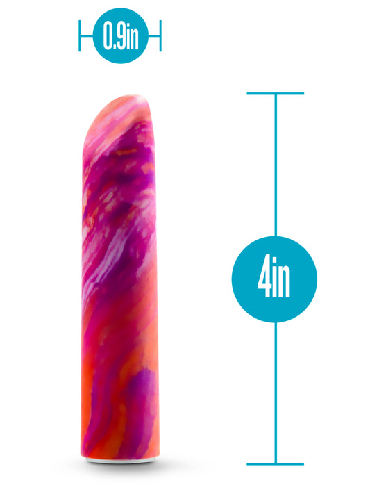 Blush 4" Limited Addiction Fiery Power Vibe Coral Vibrator, RumboTech 10 Powerful Rumbly Vibes, Chargeable, IPX7, Satin Smooth Feel Multi-Speed Vaginal & Nipple Massager, Women & Couples Adult Sex Toy
