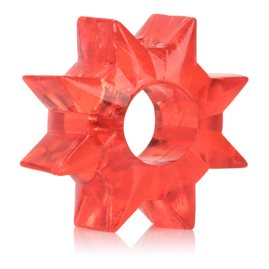California Exotic Novelties Basic Essentials Super Stretchy Tpr Enhancers , Red