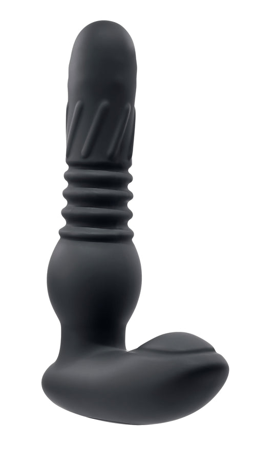 Adam & Eve Adam's Warming & Rotating Prostate Thruster w/Remote - Black