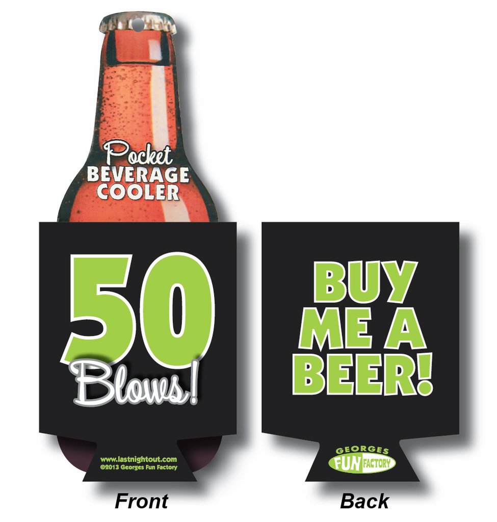 Bachelorette Party Favors 50 Blows Beer Coolie