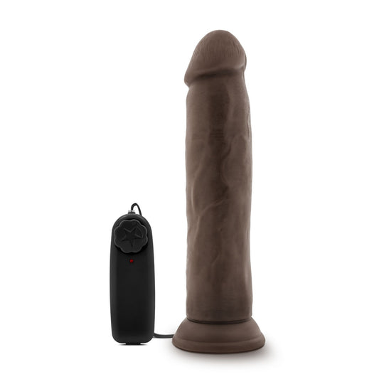 Blush Novelties Dr. Skin 9.5 Inch Realistic Vibrating Dildo with Suction Cup, Sex Toy for Women, Sex Toy for Adults, Vanilla