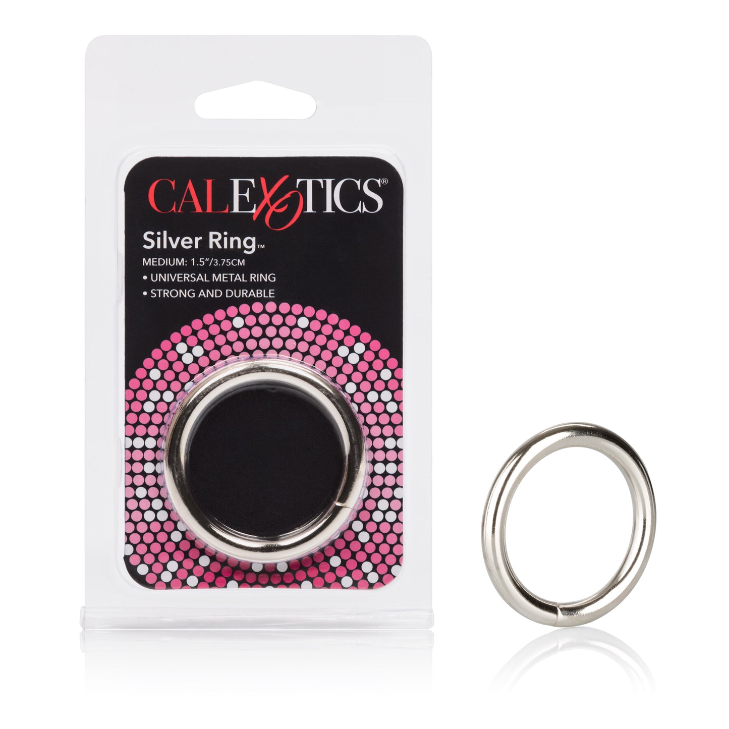 California Exotics Silver Ring, Medium
