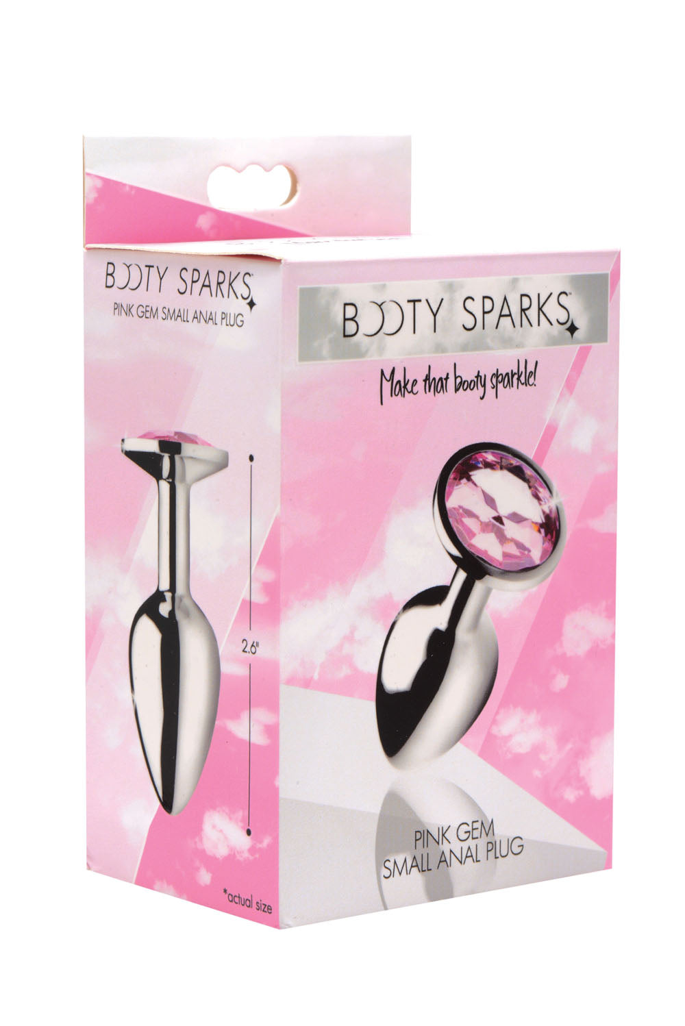 Booty Sparks Pink Gem Anal Plug- Small