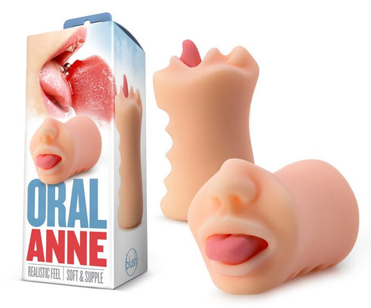 Blush Novelties X5 Men Oral Anne Vanilla Stroker