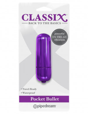 Classix Pocket Bullet Vibrator - Purple, Pipedream Products