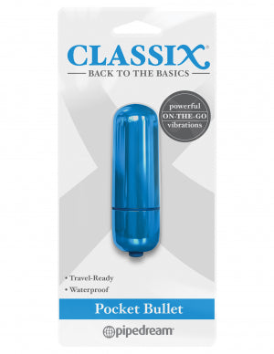 Classix Pocket Bullet Vibrator - Blue