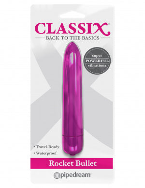 Classix Rocket Bullet Vibrator - Pink