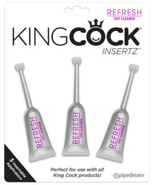 Pipedream King Cock Insertz Refresh 3-Pack
