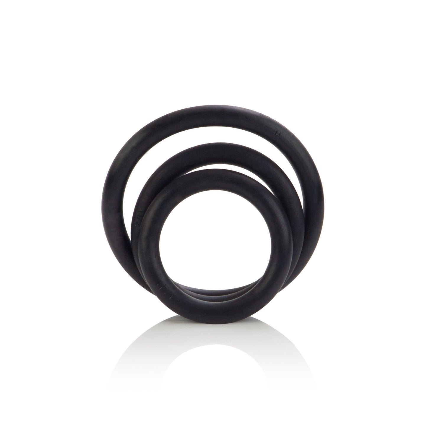CalExotics Black Rubber Ring™ - 3 Piece Set