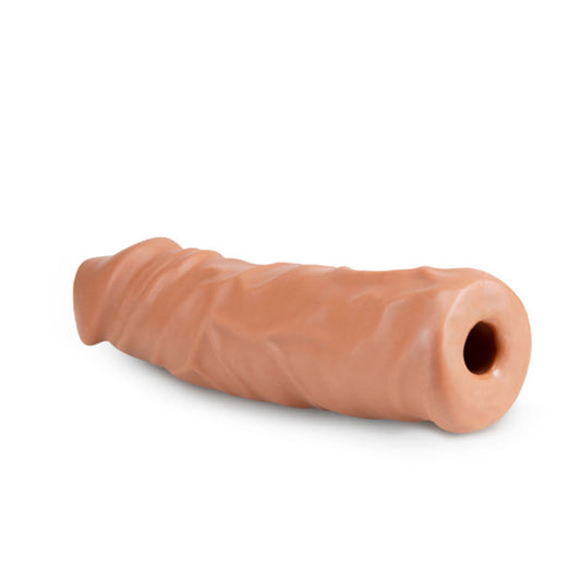Blush Novelties 8 Inch Lock On Dildo - Realistic Texture Penis with Slim Shaft Design and Tapered Tip - Compatible with All Lock On Systems & Harnesses - Adult Sex Toy for Women & Couple - Vanilla