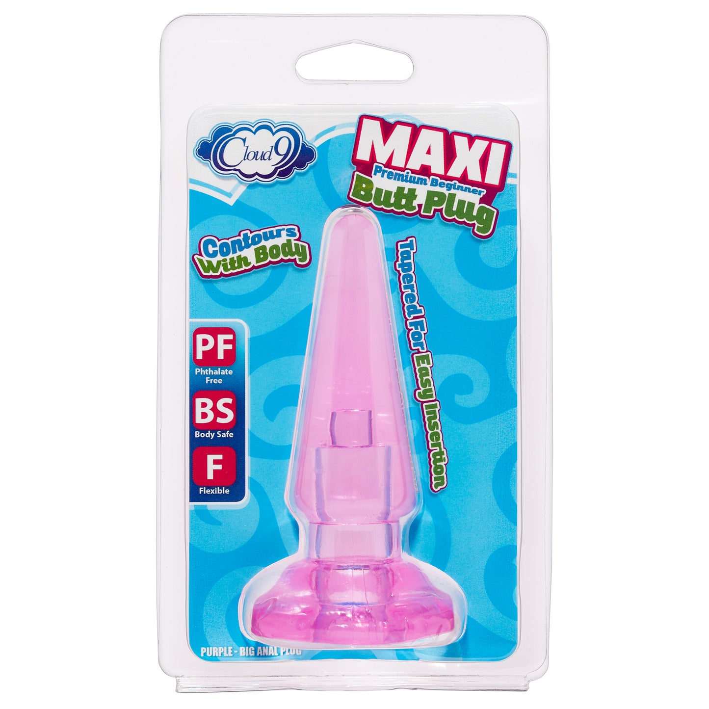 Cloud 9 Maxi Medium Butt Plug Light Purple