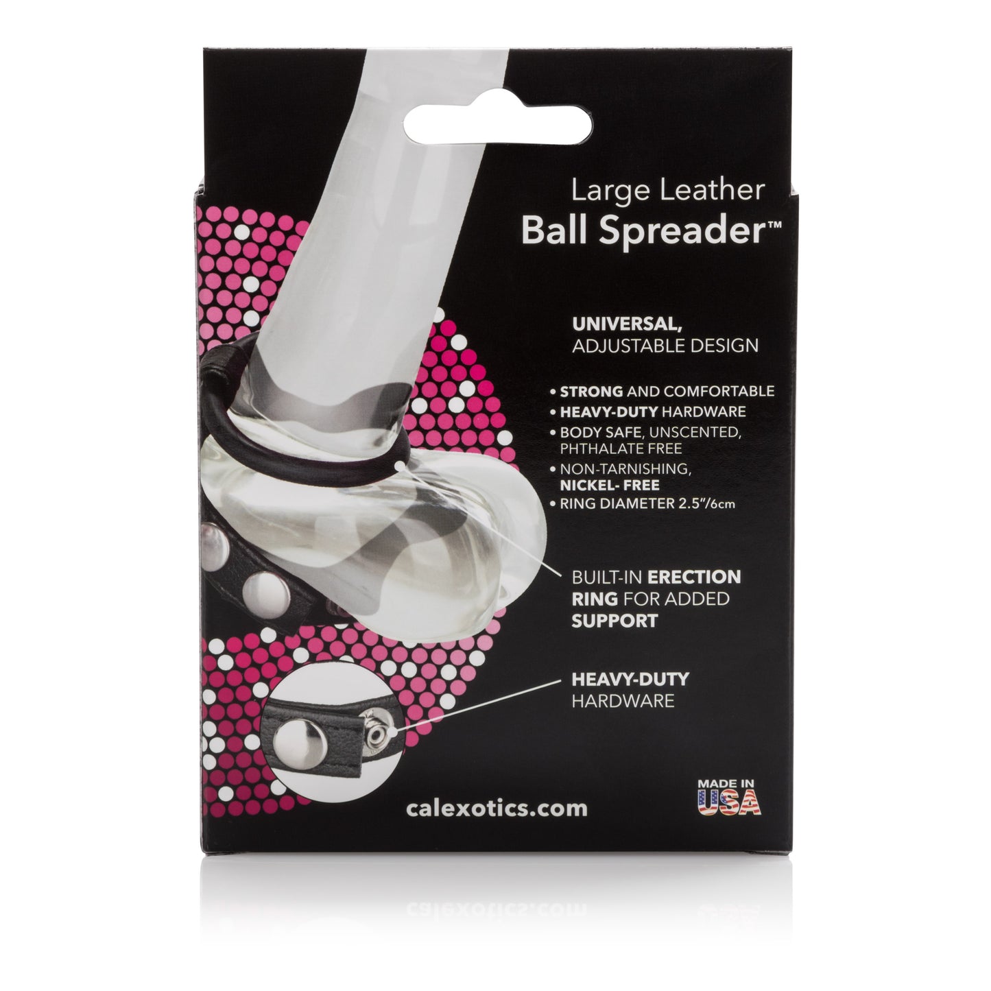 CalExotics Large Leather Ball Spreader