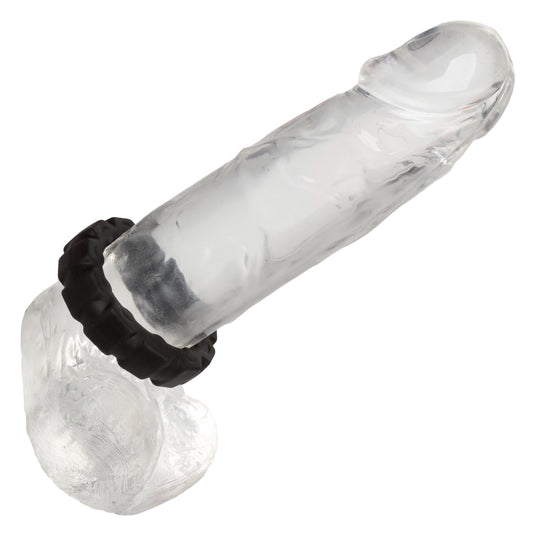 CalExotics Alpha Liquid Silicone Prolong Tread Penis Cock Ring - SE-1491-65-2