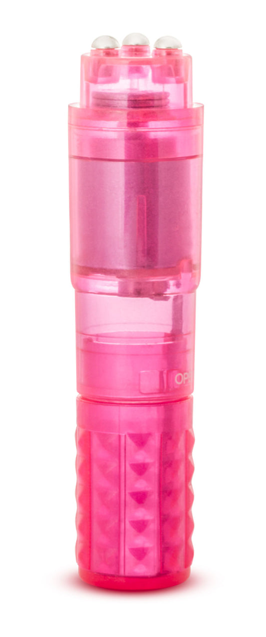 Discreet Powerful Pocket Vibrator - Clitoral Pinpoint Stimulator - Waterproof - Sex Toy for Women - Sex Toy for Couples (PInk)