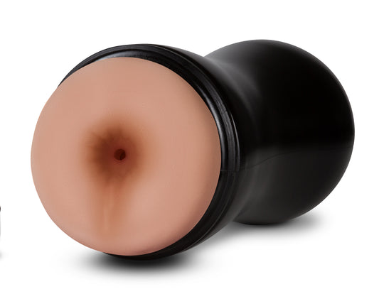 Blush Coverboy Bad Boy Next Door 7.5" Self-Lubricating Masturbator, Realistic Pocket Butt Stroker for Men, Ribbed Textured Sleeve, Real Flesh-Like Feel, Suction Control w/Squeezable Canister -(Beige)