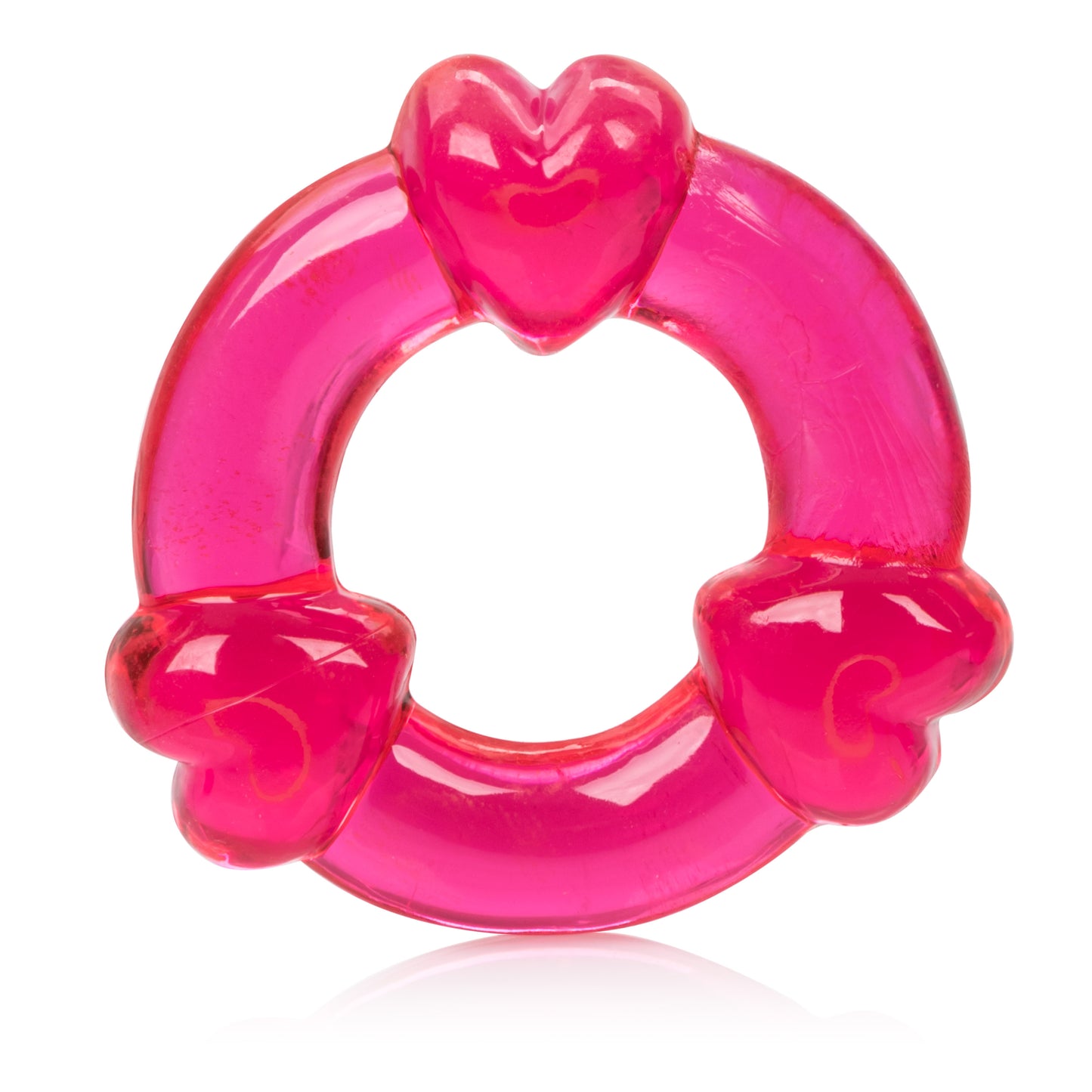 CalExotics Novelties Magic C-Rings,Set of 3,Red