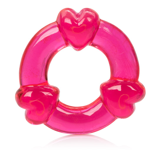 CalExotics Novelties Magic C-Rings,Set of 3,Red